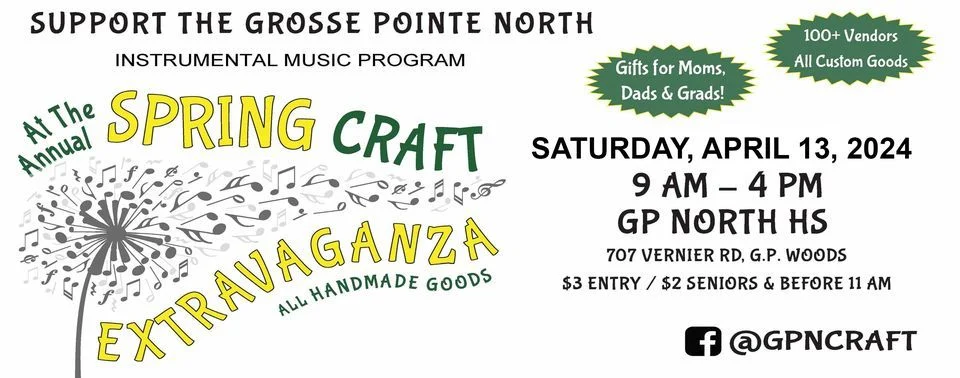 Grosse Pointe North Spring Craft Extravaganza 2024 – Local Artisans Unite!