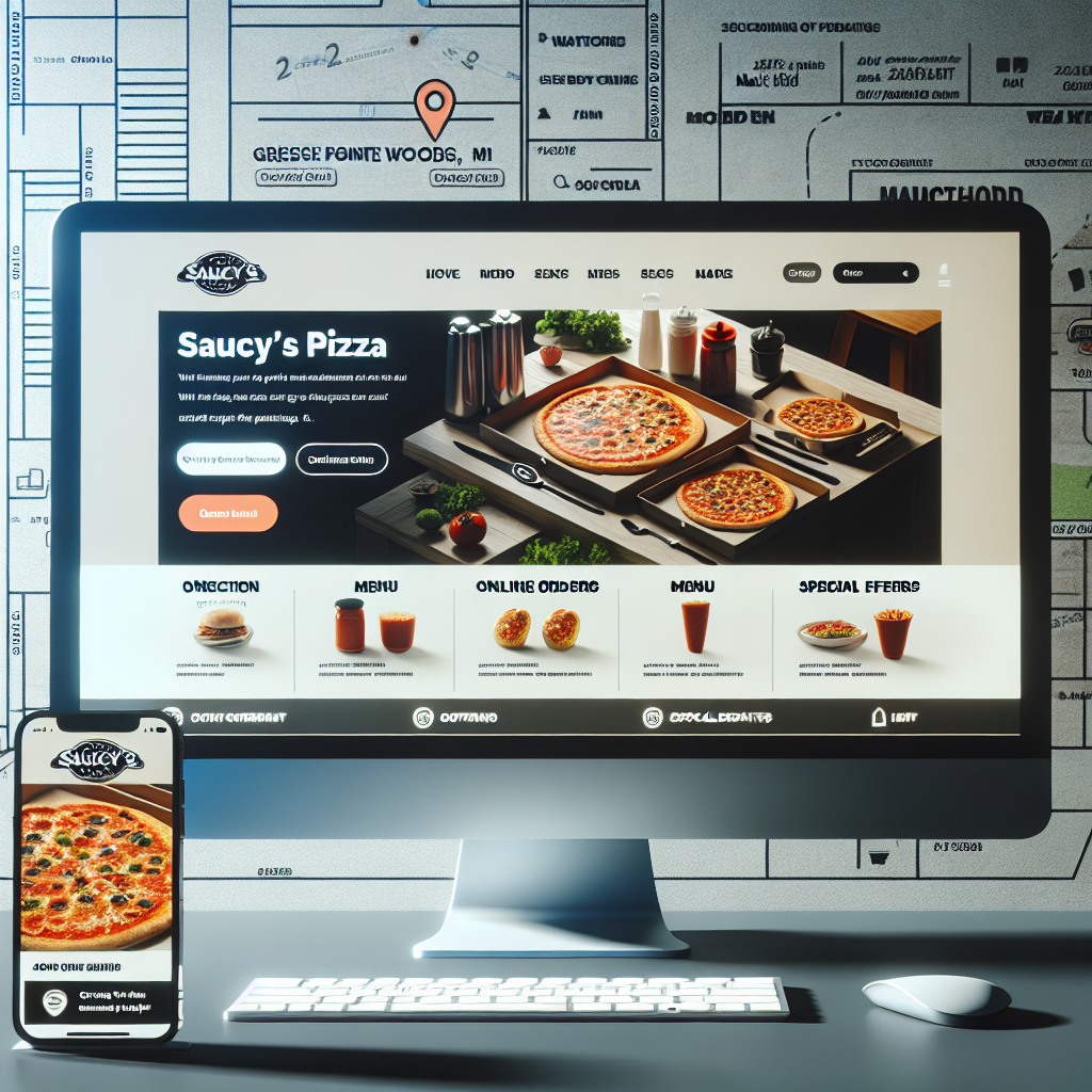 Easily access Saucy's Pizza online for menu browsing and simple ordering - connect anytime, anywhere.