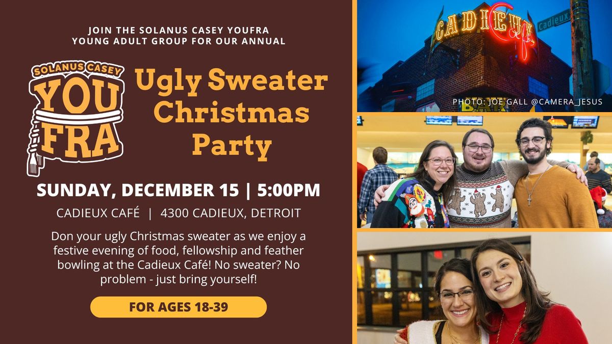 Jingle and Mingle: The Ugly Sweater Christmas Party at Cadieux Café